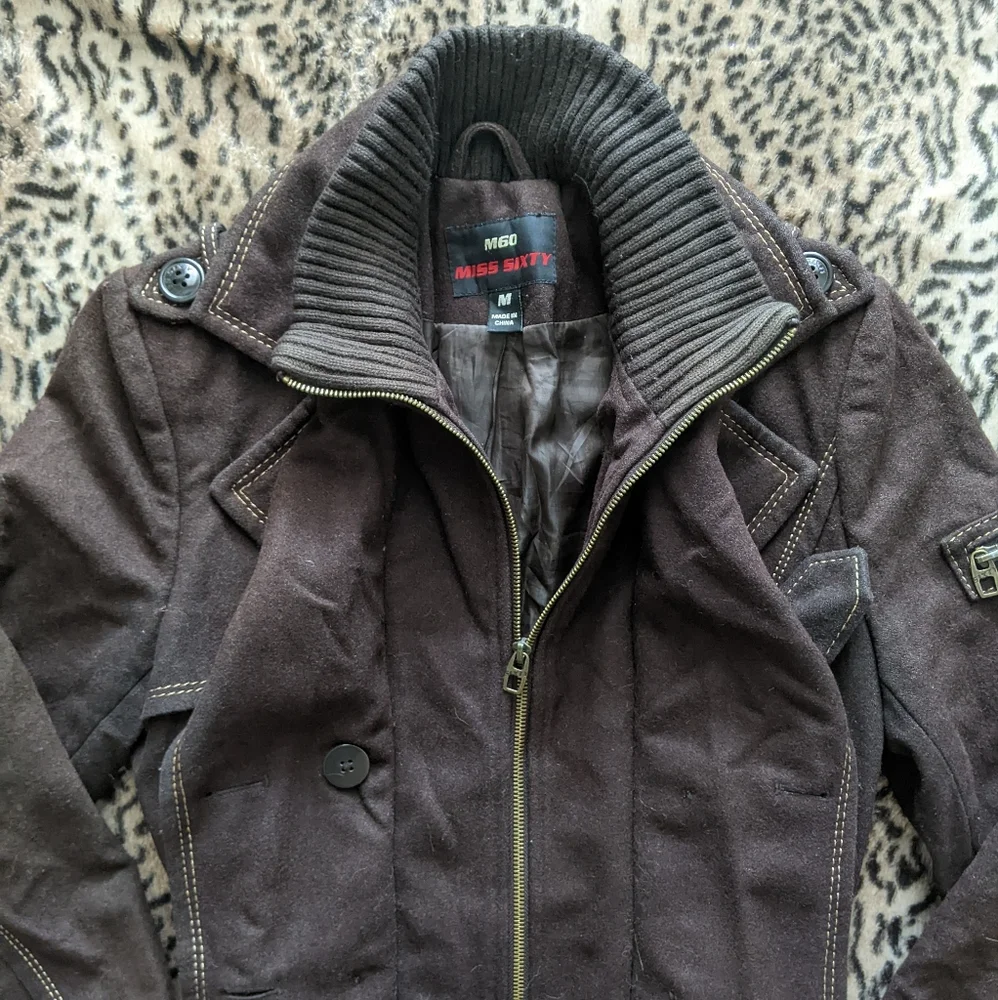 Miss Sixty Wool Winter coat - Picture 8 of 10